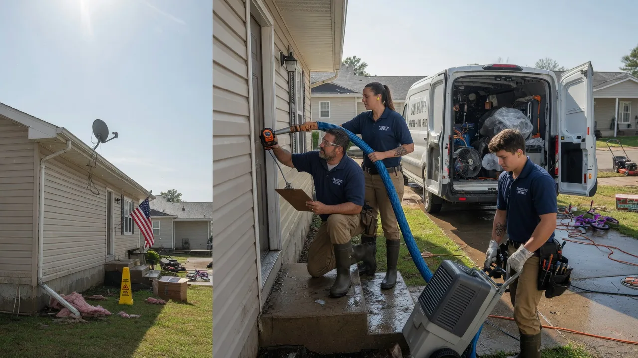 Ceiling Water Damage Restoration in Rudy, AR near me